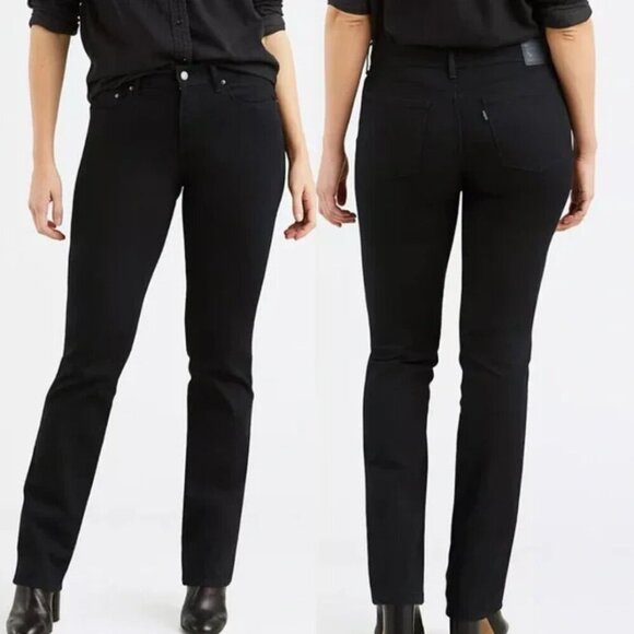 Levi’s Black Tab 505 Straight Leg Jeans 32 x 32 Black - Picture 1 of 9